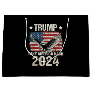 Trump 2024 flagga ta Amerika tillbaka män kvinnor