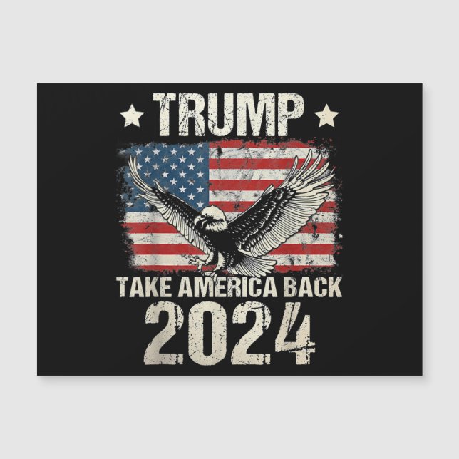 Trump 2024 flagga tar Amerika tillbaka manar Women (Framsida)