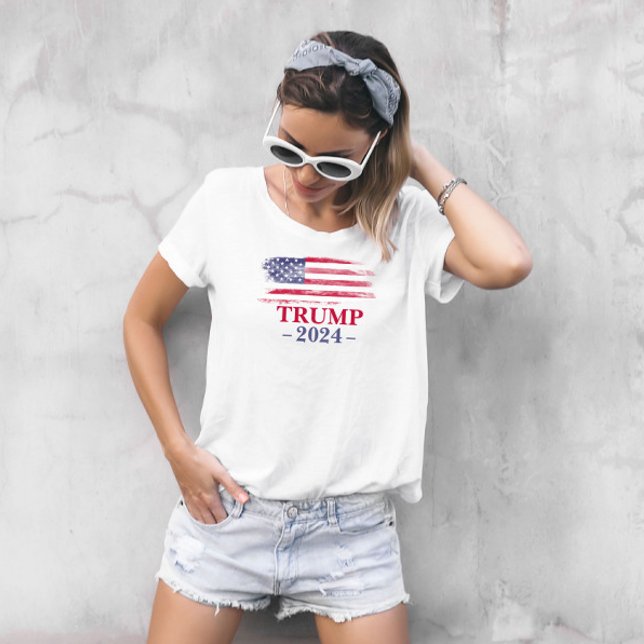 Trump 2024, Flagga, Val, Patriotic, MAGA, USA T Shirt (Skapare uppladdad)