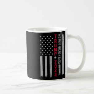 Trump 2024 Flagga Victory J.d.vance President 47 T Kaffemugg