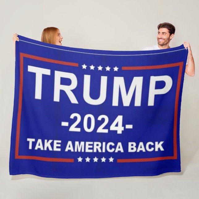 TRUMP 2024 FLEECEFILT (På plats)