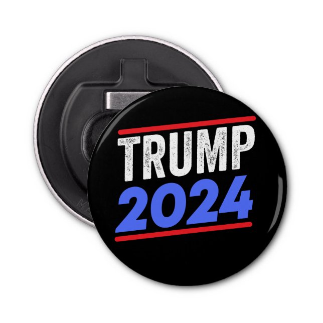 Trump 2024 For President Donald Jr. Maga Election Flasköppnare (Framsidan)
