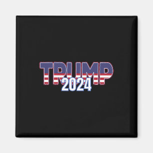 Trump 2024 för president Konservativ Republican Magnet
