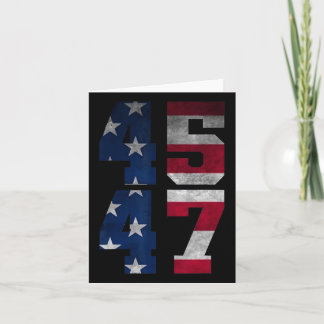 Trump 2024 för president US Flagga Kort