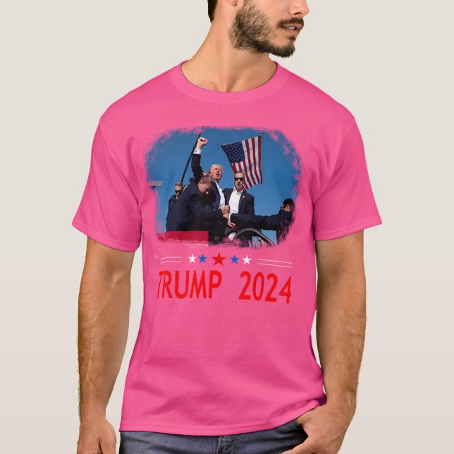 Trump 2024, första bilden t shirt (Framsida)