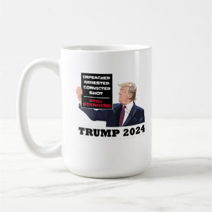 Trump 2024 Fortfarande stående presidentval i USA Kaffemugg