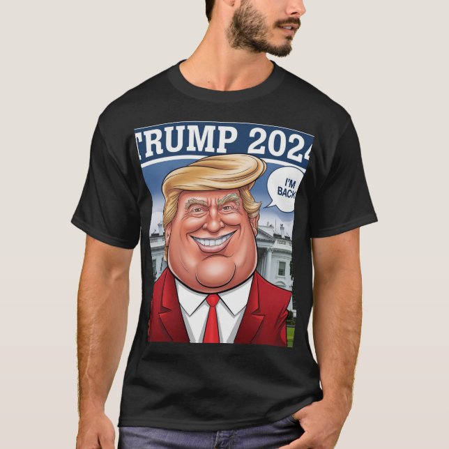 Trump 2024 Funny T Shirt (Framsida)