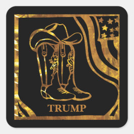 TRUMP 2024 FYRKANTIGT KLISTERMÄRKE