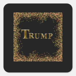 TRUMP 2024 FYRKANTIGT KLISTERMÄRKE