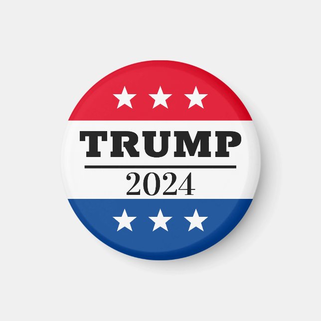 TRUMP 2024-gåva Magnet (Framsidan)