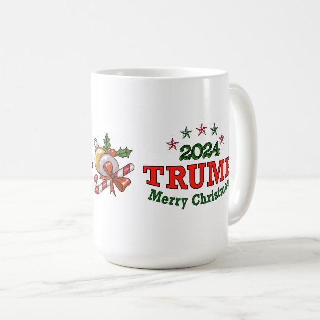 Trump 2024 God jul-kaffe Mugg (Framsida höger)