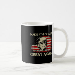 Trump 2024 Gör 4:e juli Underbar igen, amerikanska Kaffemugg
