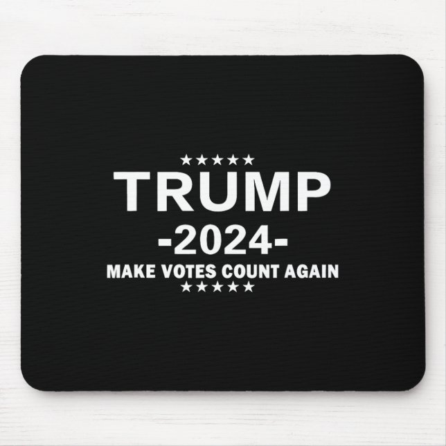 Trump 2024 Gör rösträkningen igen USA:s val D Musmatta (Framsidan)