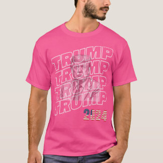 Trump 2024 Graphic Tee - djärv politisk Påstående