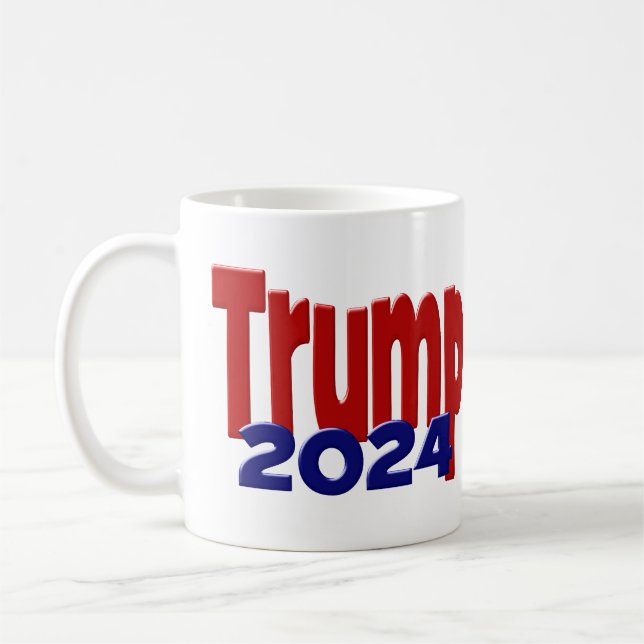Trump 2024 halv kaffemugg (Vänster)