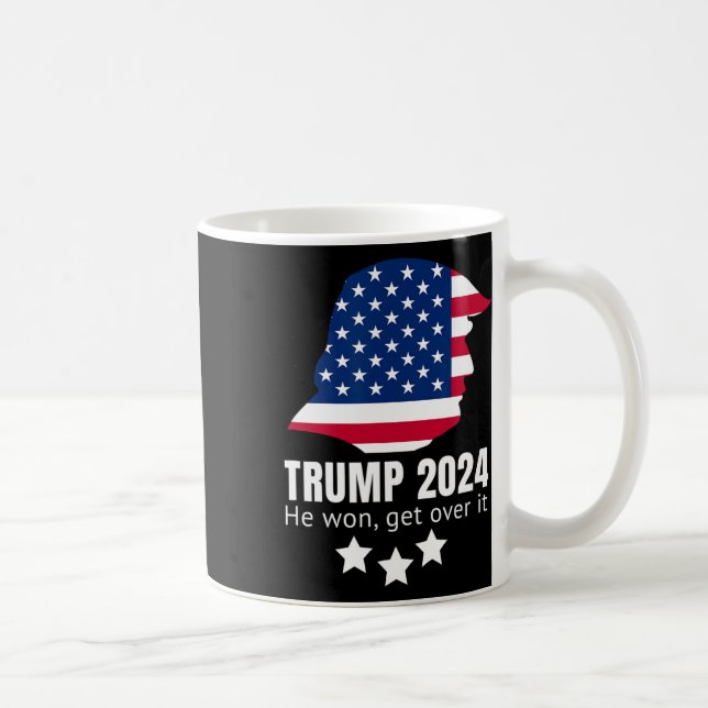 Trump 2024 Han kom över det Kaffemugg (Höger)