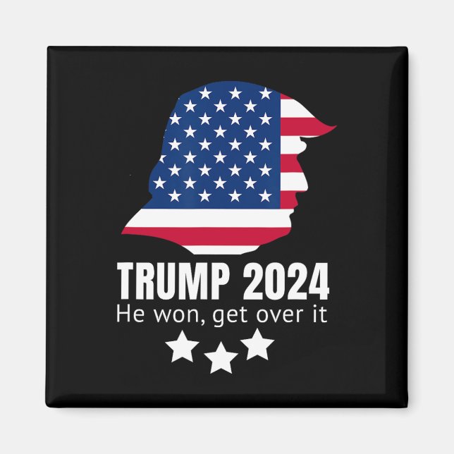 Trump 2024 Han kom över det Magnet (Framsidan)