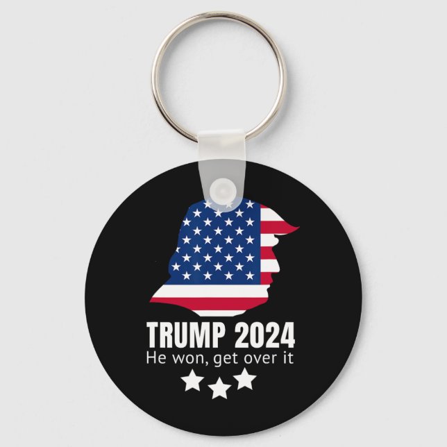 Trump 2024 Han kom över det Nyckelring (Framsida)