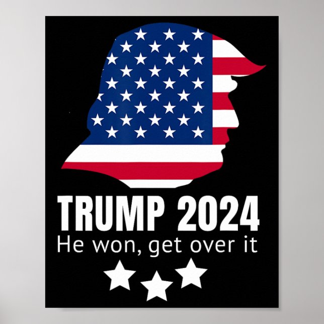 Trump 2024 Han kom över det Poster (Framsidan)