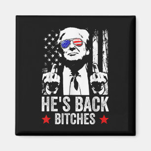 Trump 2024 Hes Back Es Trump 2025 Magnet