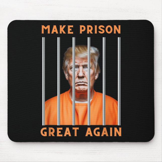 Trump 2024 i fängelset musmatta (Framsidan)