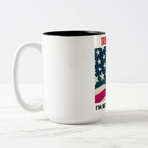 TRUMP 2024 JAG ÄR BÄTTRE TITTAR Två-Tonad MUGG