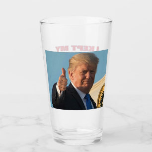 Trump 2024 - jag höll mina löften. glaskopp