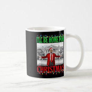 Trump 2024 Jag kommer hem till julklappen Kaffemugg