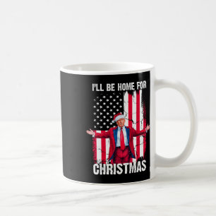 Trump 2024 Jag kommer hem till julklappen Kaffemugg