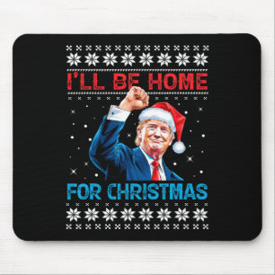 Trump 2024 Jag kommer hem till jultomten Julafton Musmatta