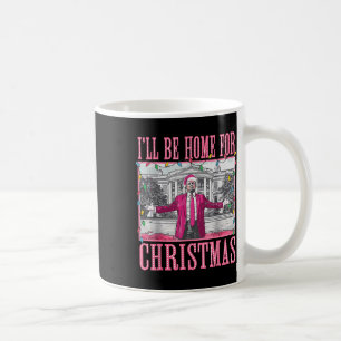 Trump 2024 Jag kommer hem till jultomten Kaffemugg