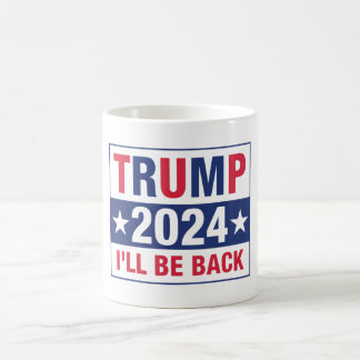 Trump 2024 Jag kommer tillbaka Kaffemugg
