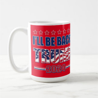 Trump 2024 Jag kommer tillbaka Kaffemugg
