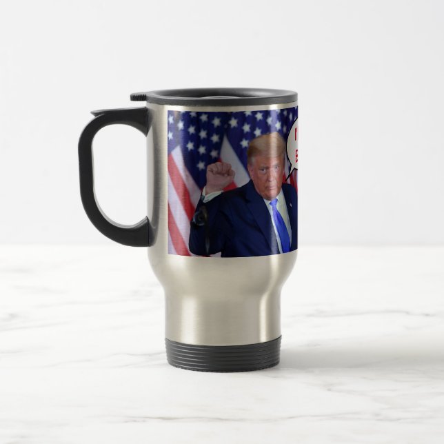 Trump 2024 Jag kommer tillbaka Resemugg (Vänster)