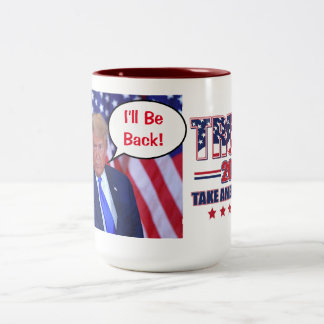 Trump 2024 - jag kommer tillbaka Två-Tonad mugg