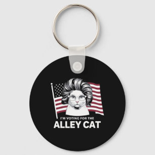Trump 2024 Jag Röstar På Den Hemlösa Katten Republ Nyckelring