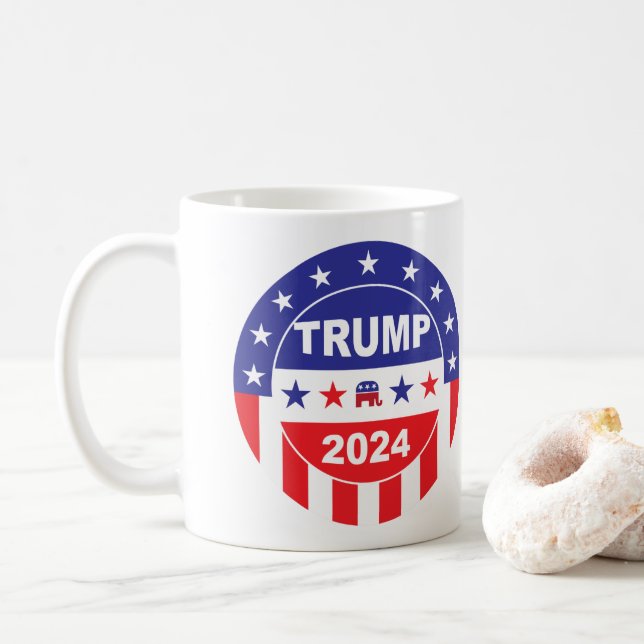 TRUMP 2024 KAFFEMUGG (Med munk)