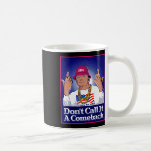 Trump 2024 Kalla det inte en comeback USA:s presid Kaffemugg