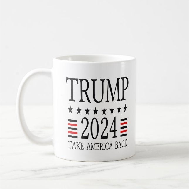 Trump 2024 Kampanj Mugg (Vänster)