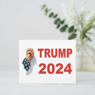 Trump 2024 Kampen mot konflikter Vykort