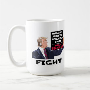 Trump 2024 Kampen mot presidentvalet Kaffemugg