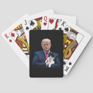 Trump 2024 Katt MAGA Rollig Trump Katt Casinokort