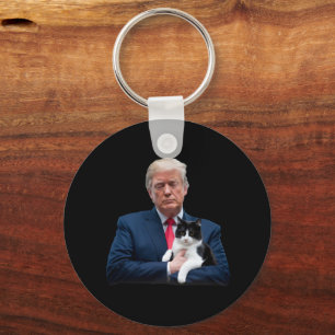 Trump 2024 Katt MAGA Rollig Trump Katt Nyckelring