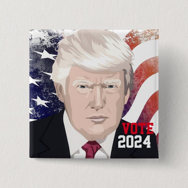 Trump 2024 knapp (Framsida)
