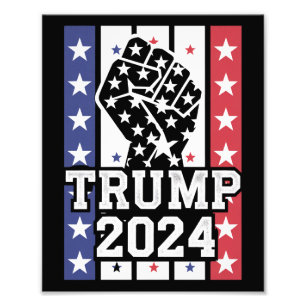 Trump 2024 Knutskall Utan Lag Hillbilly J.D.Vance Fototryck
