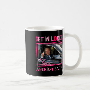 Trump 2024 kommer in Loser Vi tar America Byck Kaffemugg
