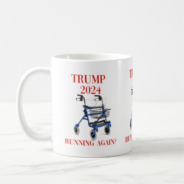 Trump 2024 Körs igen? Kaffe Mugg (Vänster)