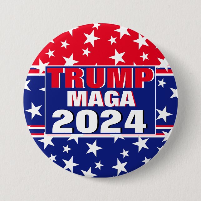 TRUMP 2024 MAGA KNAPP (Framsida)