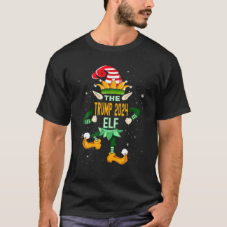 Trump 2024 - Matchningsenhet Xm för Elf-julfamilje T Shirt