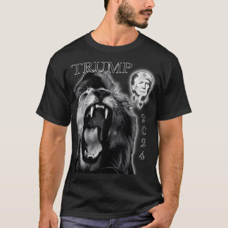 Trump 2024 med en mäktig Lejon T Shirt